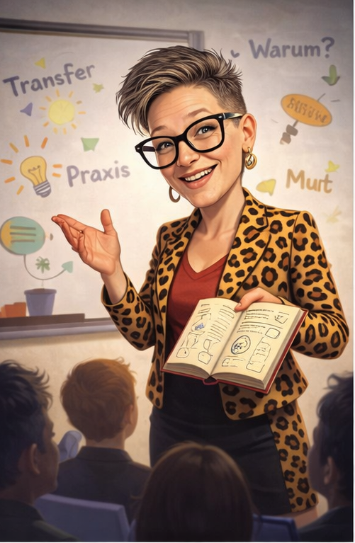 Stefanie Kuhn-Ebenroth KI-generiert als Dozentin KI-Bild als Dozentin